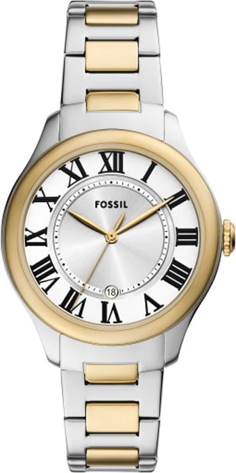 Orë dore për femra FOSSIL ES5396, argjend me ar