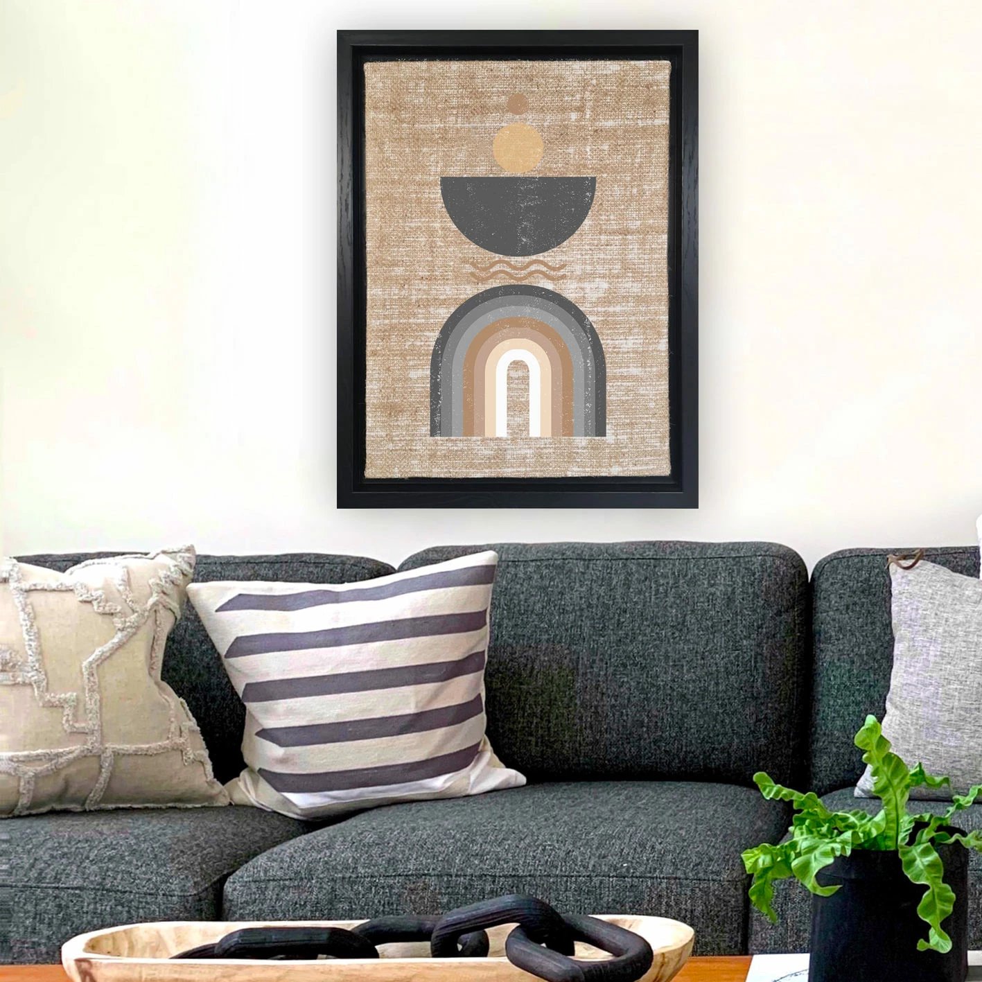 Pikturë dekorative në kanavacë, shumëngjyrëshe, LSJ21804047877, 36x46cm