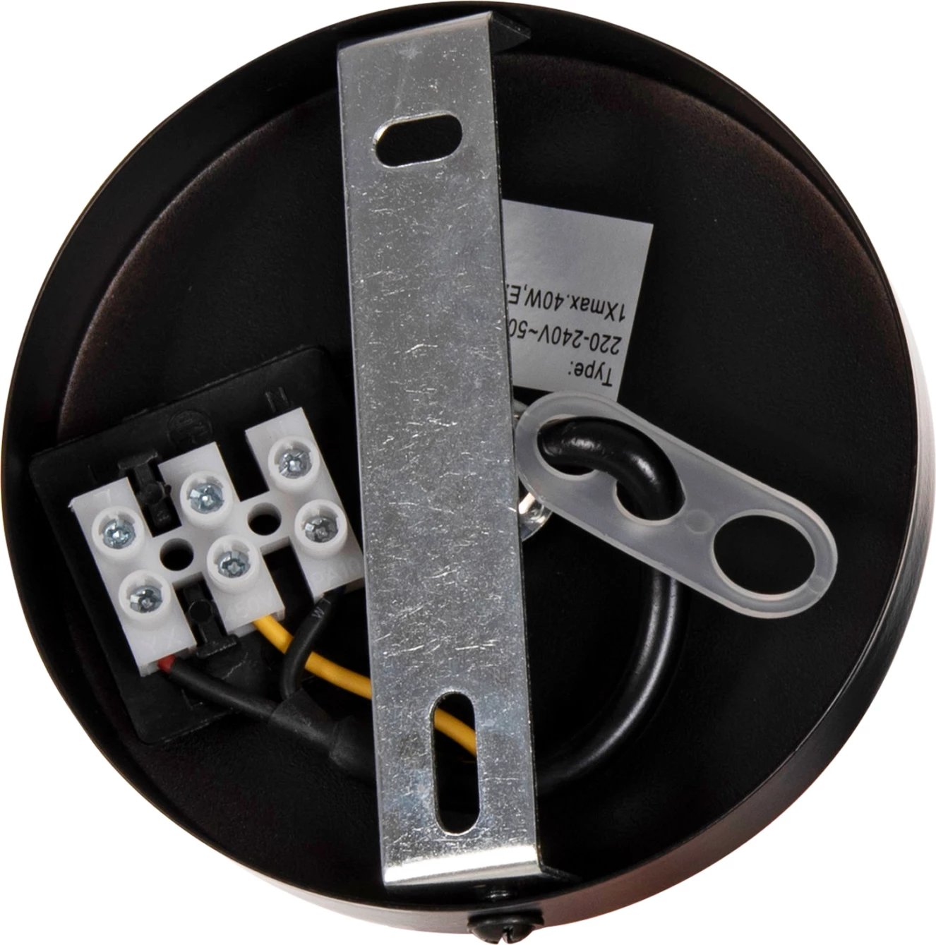 Llambë varëse tavani, kapak metalik i zi, FH4136, Φ35x112H cm