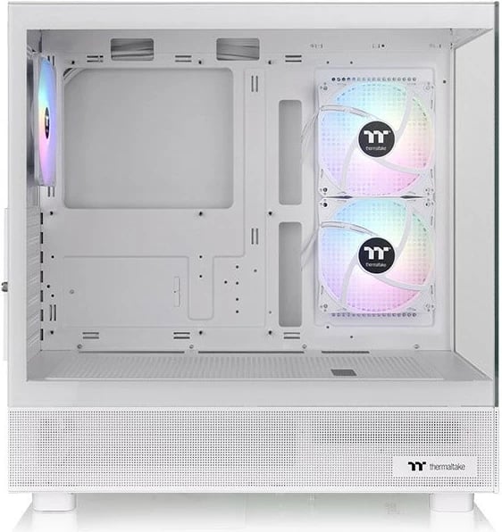 Kasë Thermaltake View 270 Plus TG ARGB Snow White, Midi Tower, xham i temperuar, bardhë