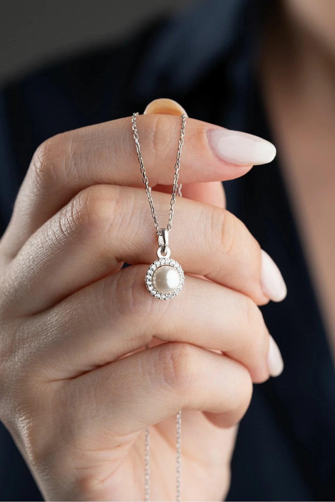 Qafore argjendi, ngjyrë gri, Jumeon, SİLVANOJEWELRY0000318