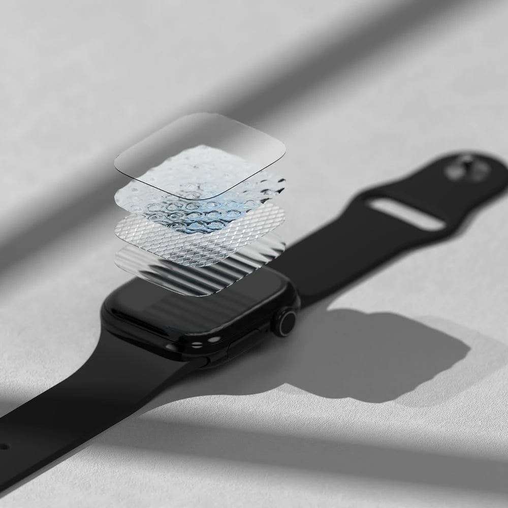 Folje mbrojtëse Ringke Dual Easy Pro për Apple Watch 10 46mm, Set 2 copë, Transparent