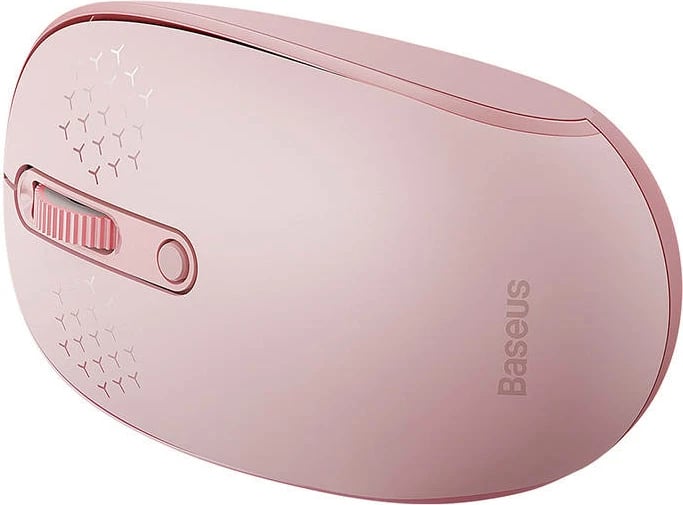 Maus wireless Baseus F01B Tri-mode, 1600 DPI, rozë