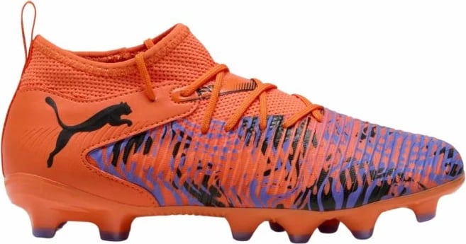 Çizme futbolli për fëmijë Puma, portokalli