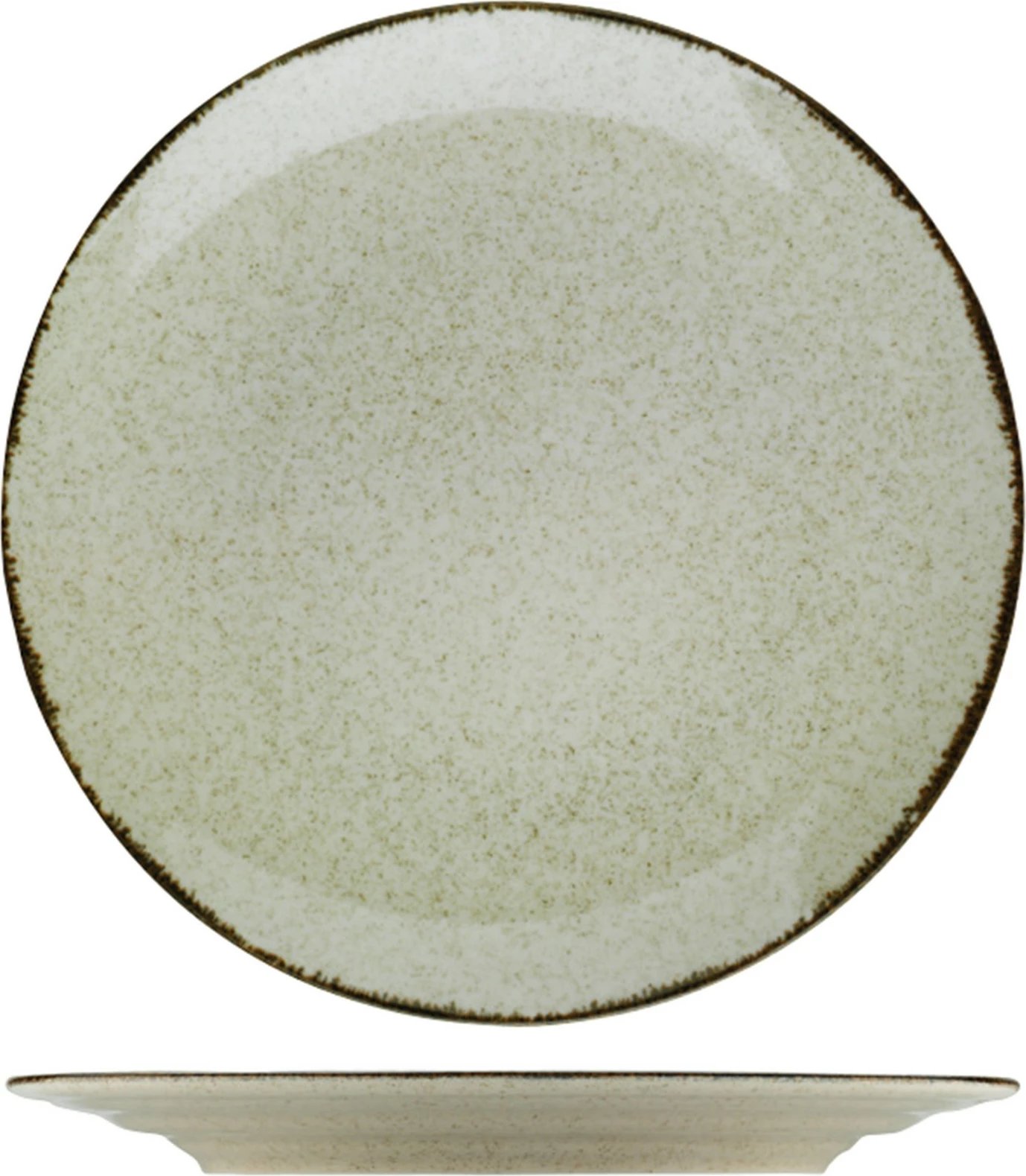 Set darke prej porcelani, 24 pjesë, Hermia, CXEO24Y2730P02, ngjyrë kanelle