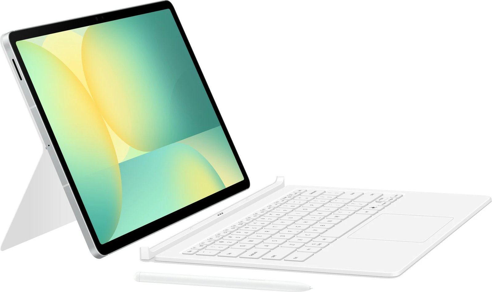 Mbështjellës tastierë Samsung EF-DX625, QWERTZ, Gjermanisht, Trackpad, Galaxy Tab S10 FE+, Bardhë