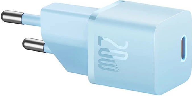 Karikues muri mini Baseus GaN5 20W USB-C, CCGN050103, blu