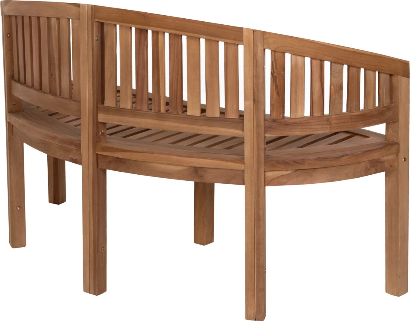 Stol dy vendesh CAPO FH9539 dru TEAK ngjyrë natyrale 149x59x86Hcm