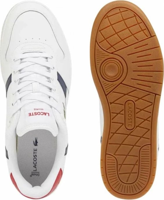 Këpucë për meshkuj Lacoste, të bardha