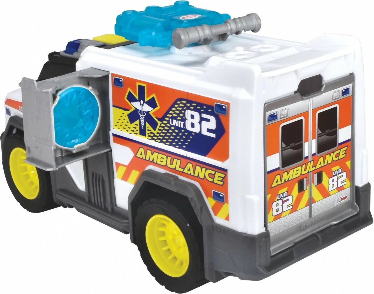 Lodër ambulancë Dickie A.S., 30 cm, shumëngjyrëshe