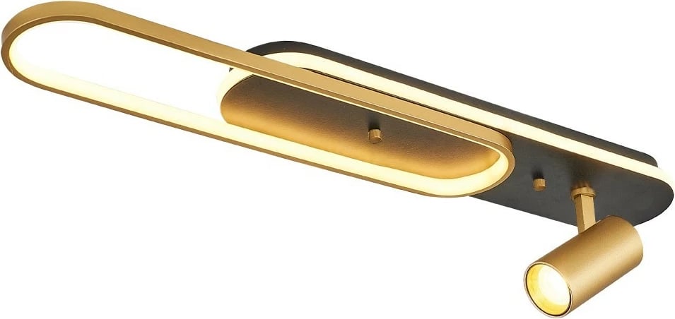 Llambë muri Opviq, e zezë dhe e artë, 4156-1-19