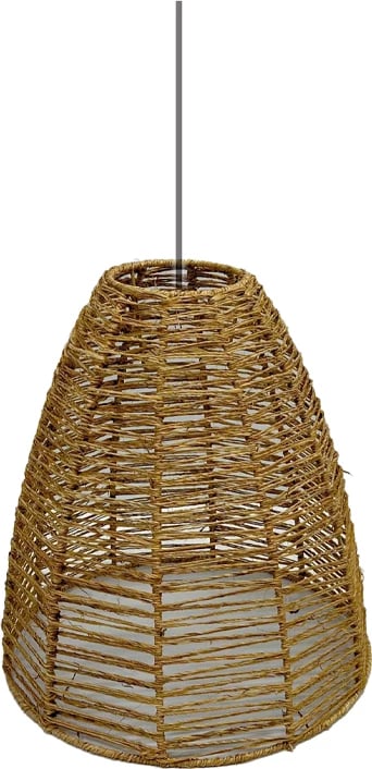 Llambë varëse BASK, jute natyrale, 35x35x36cm