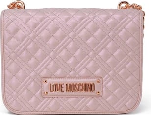 Çantë krahu për femra Love Moschino, rozë