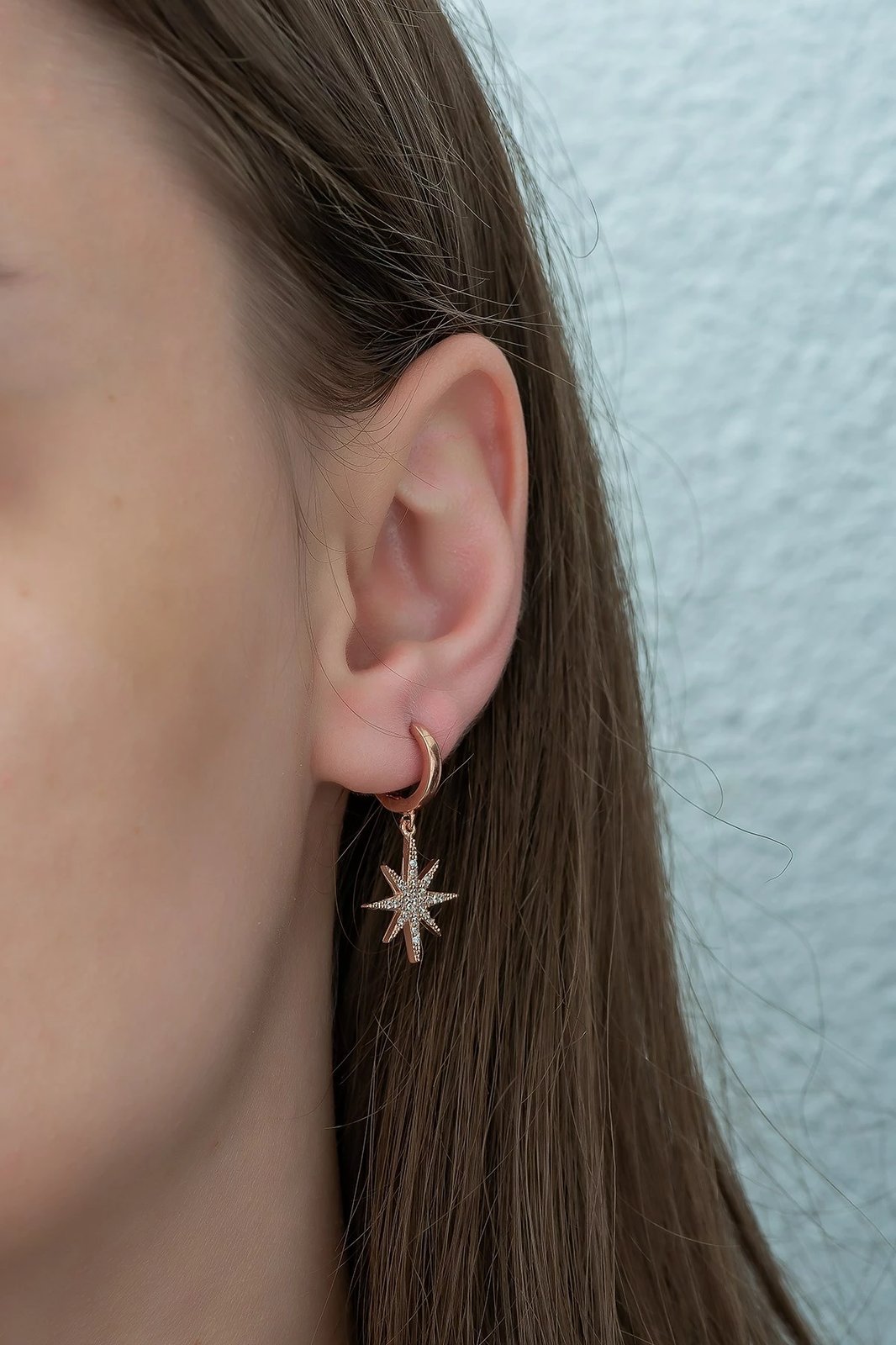 Vath argjendi Jumeon, ngjyrë rozë ari dhe e bardhë, TRDYL925