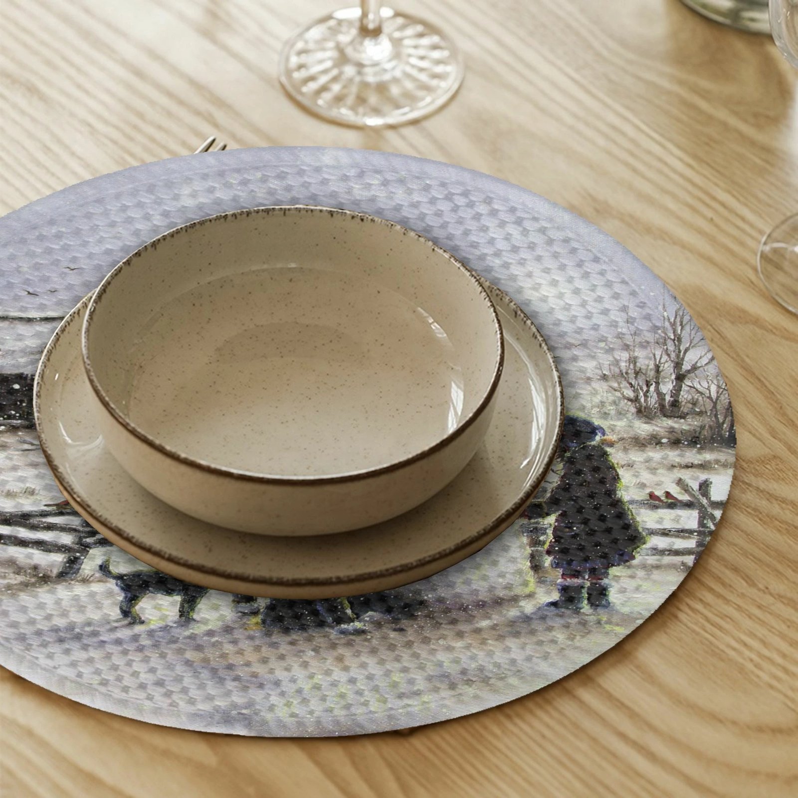 Set nënshtrues tavoline Hermia Concept, shumëngjyrësh, 3112Supla, 4 copë