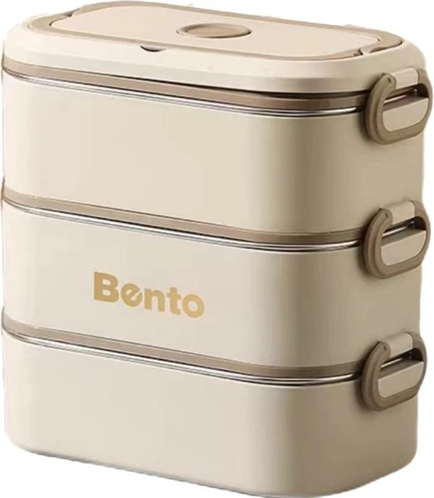 Set i 3 kutive për drekë NEXT, inox, 2550ml