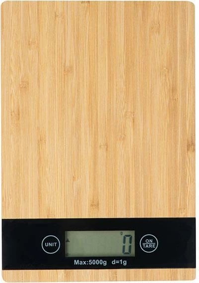 Peshore digjitale kuzhine MACMA, bambu, 1g - 5Kg
