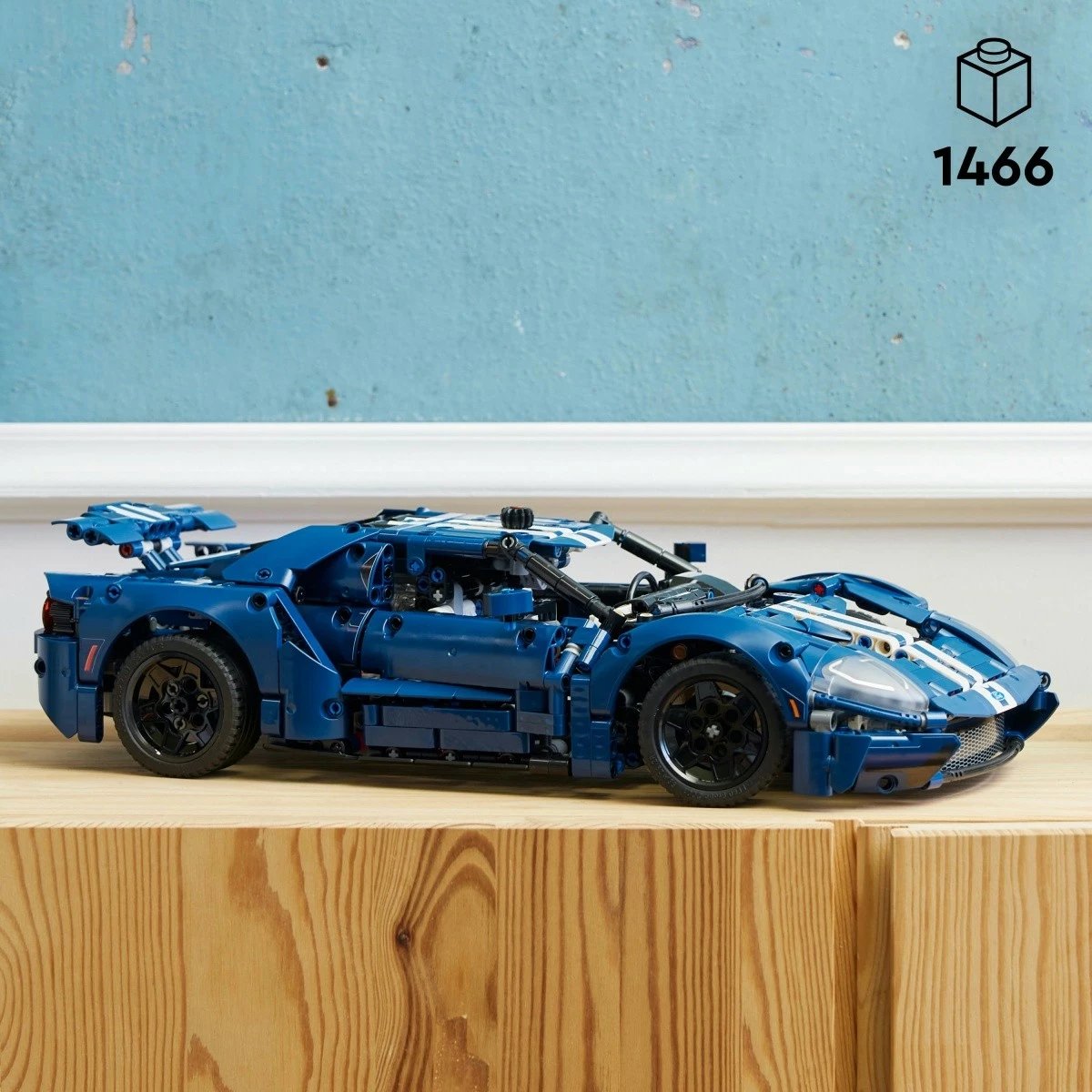 Set ndërtimi LEGO Technic Ford GT 42154, 1466 pjesë, Blu