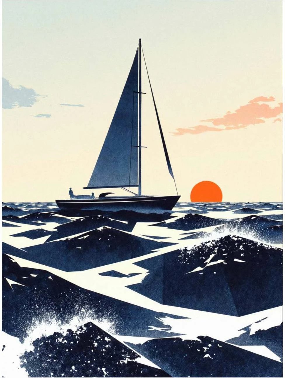 Pikturë dekorative me kornizë MDF, Wallity, Mp-00118, 50x70cm