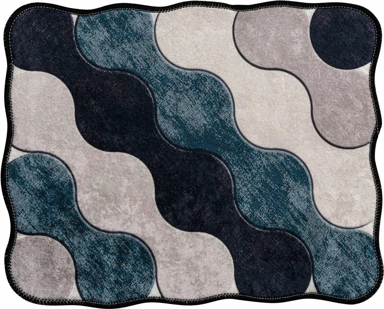 Set tapetash për banjo (2 copë), Mijölnir, rrethore, ngjyrë kaltër