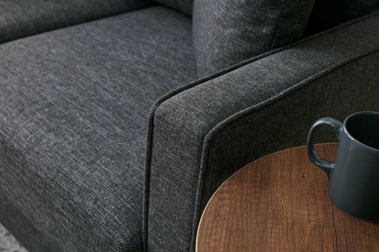 Divan dy ulëshe Atelier del Sofa, Eva, ngjyrë antracit