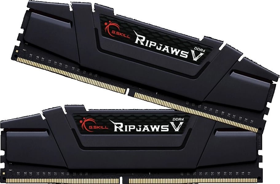 RAM Memorje G.SKILL RipjawsV, 16GB (2x8GB), DDR4, 3200MHz, CL16, e zezë