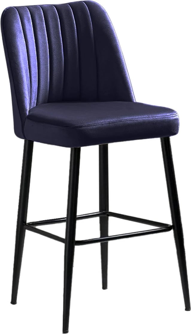 Set karrigesh për bar, Hanah Home, Vento, ngjyrë Sax Blue (2 copë)