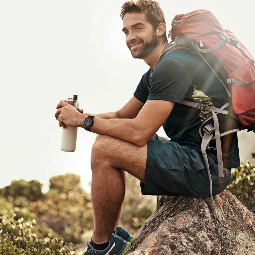 Rrip lëkure për smartwatch Tech-Protect Delta Pro, për Samsung Galaxy Watch Ultra 47mm, Zi