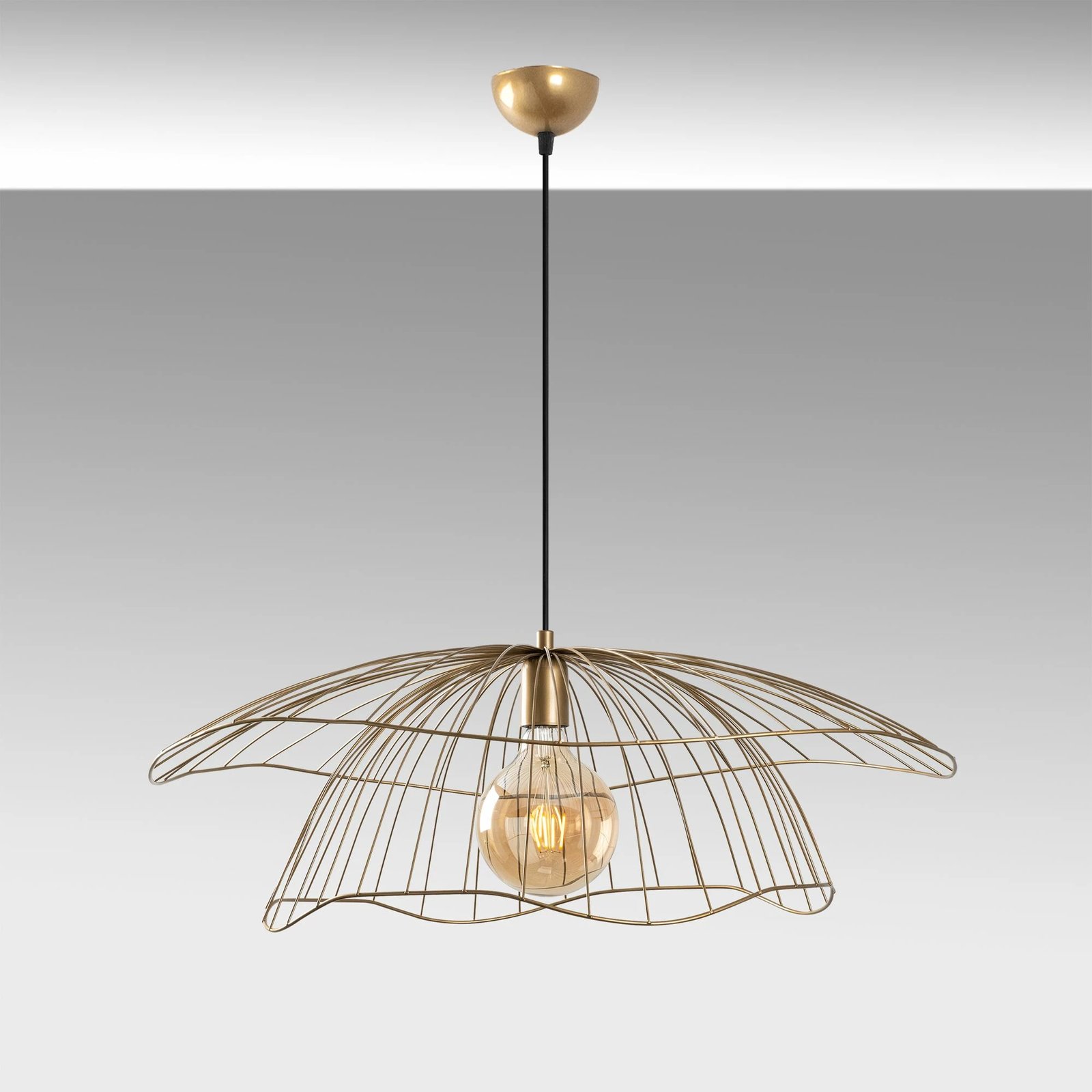 Llambë tavani Opviq, Mantar - 6503 - XL, ngjyrë ari Llambë tavani Opviq, Mantar - 6503 - XL, ngjyrë ari