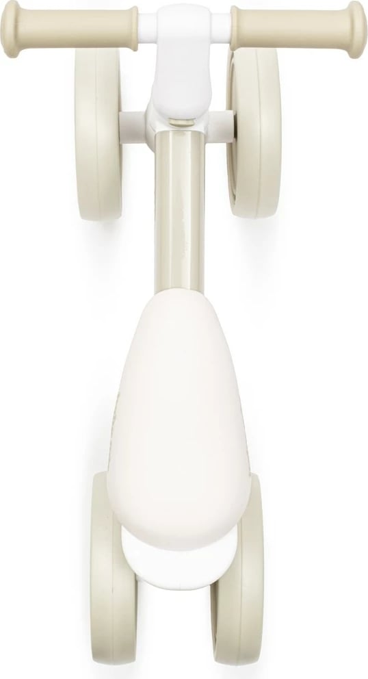 Bicikletë balancuese për fëmijë, Baby Mix Bunny Hop, alumini ultralehtë 1.6 kg, 4 rrota, nga 12+ muaj, gri e ngrohtë