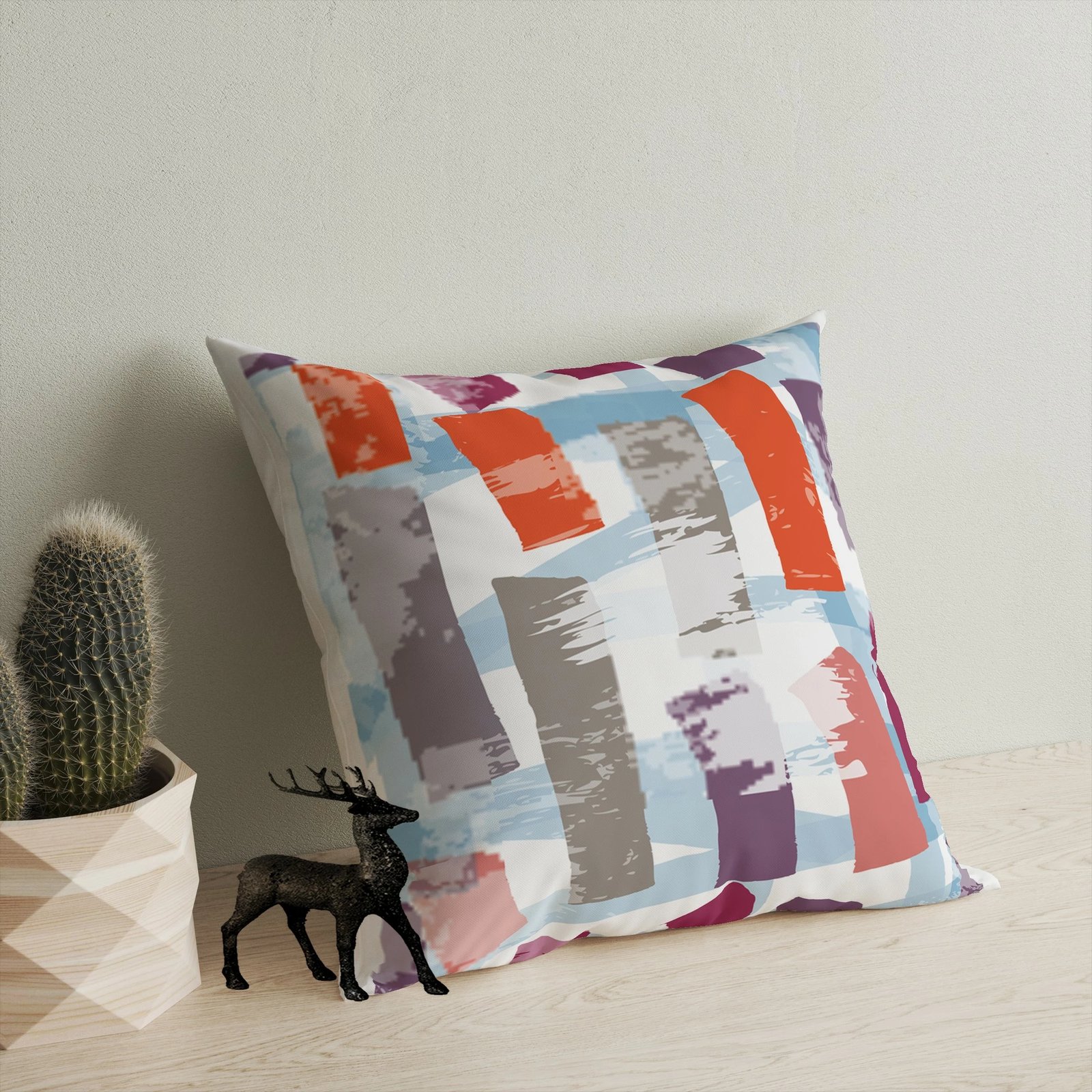 Jastëk dekorativ Evila Originals, shumëngjyrësh, A11981, 43x43cm