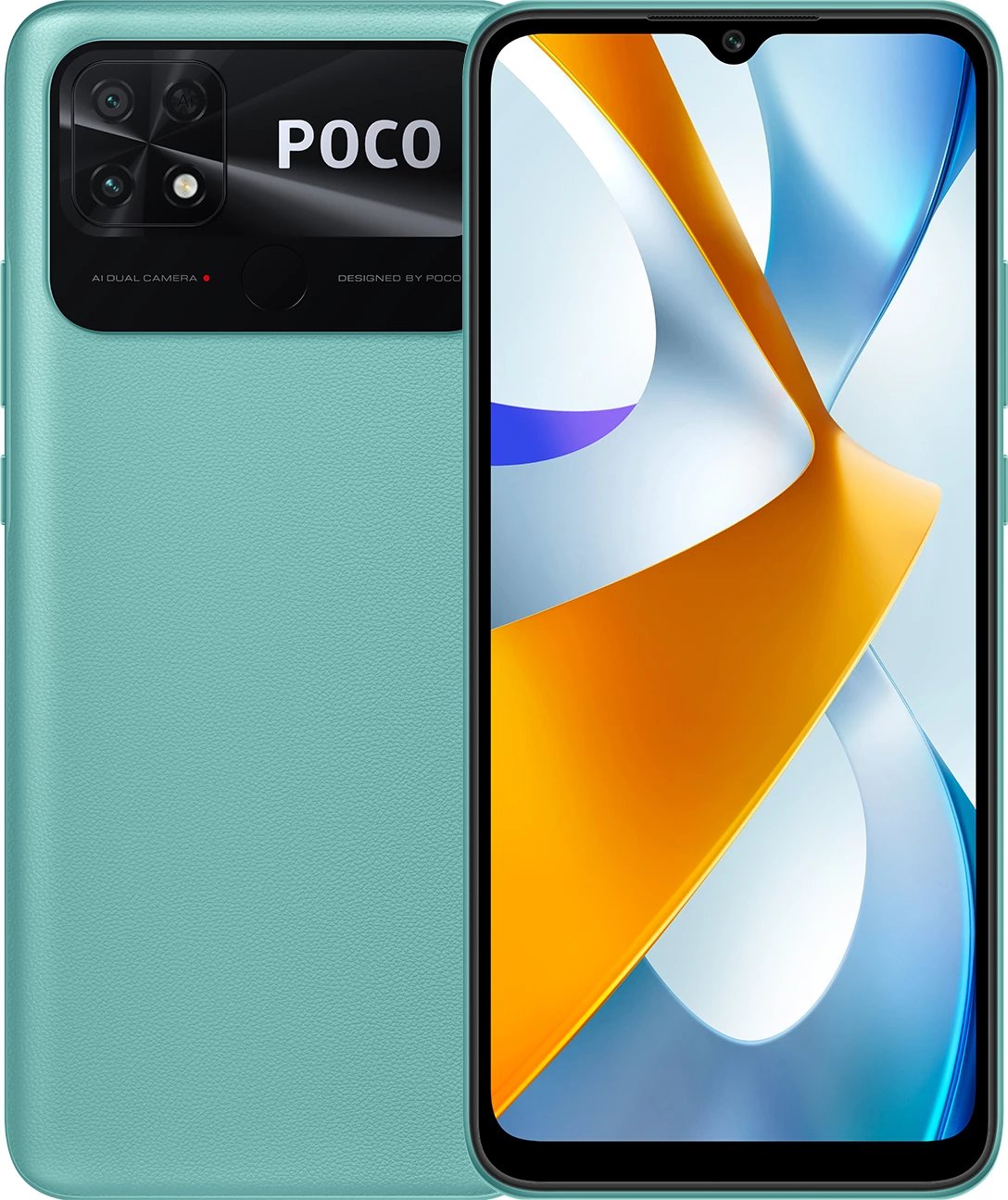 Celular Poco C40, 6.71", 3+32GB, DS, i gjelbër