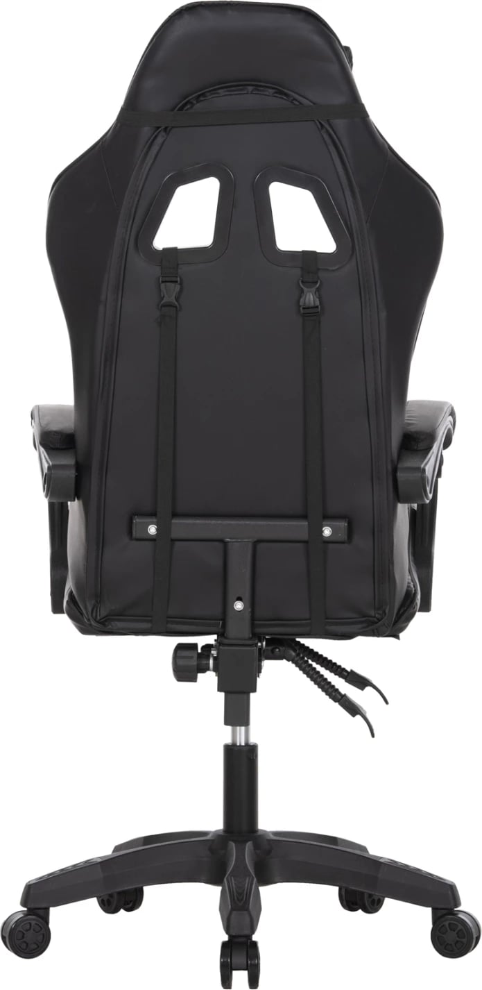 Karrige për lojëra MANCER FH1194, ngjyrë e zezë, PU-polipropilen, 59x69x125H cm