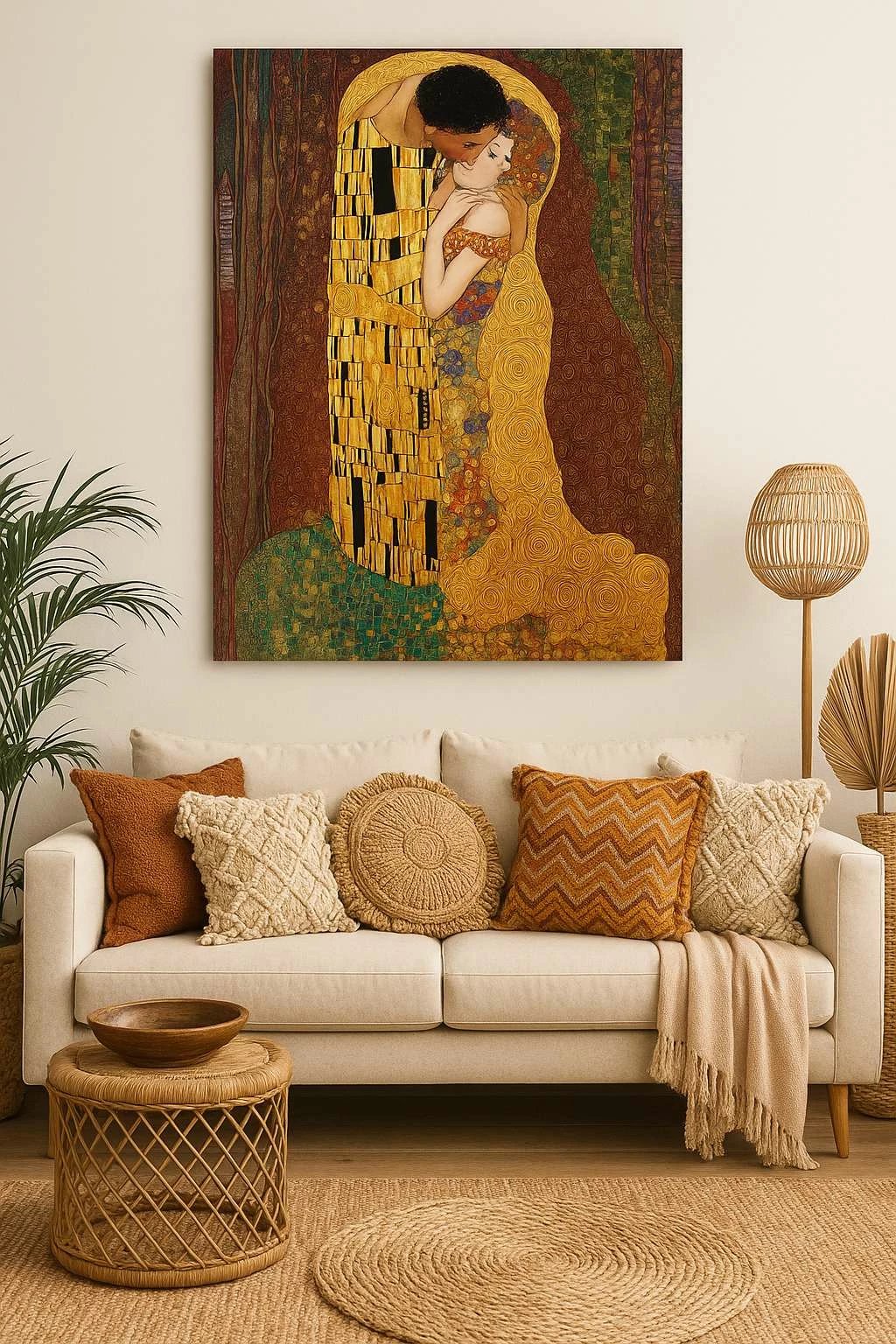 Pikturë dekorative në kanavacë, shumëngjyrëshe, Wallity, Hm_Cnvs26-40, 70x100cm