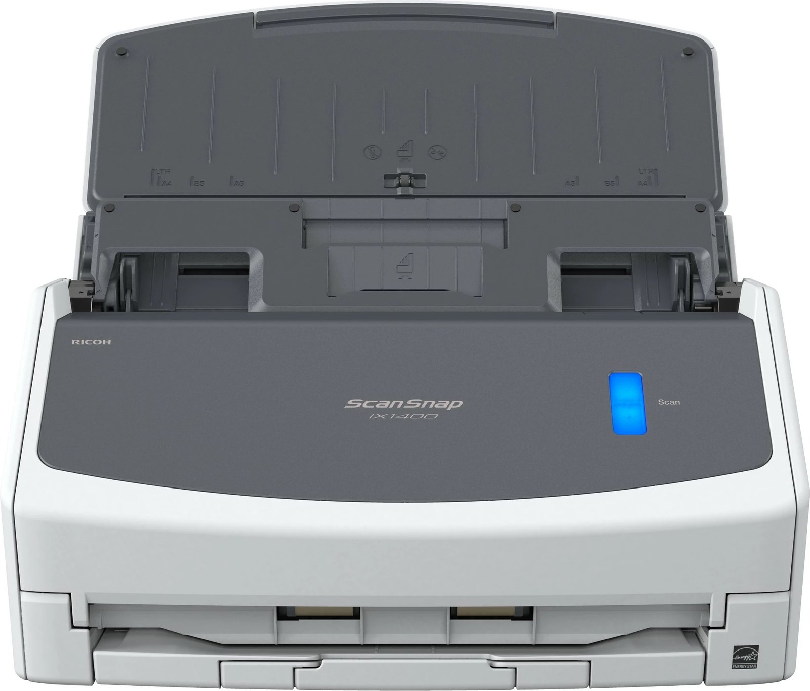 Skaner ADF Fujitsu Ricoh ScanSnap iX1400, 216 x 360 mm, 600 x 600 DPI, 40 ppm, i bardhë