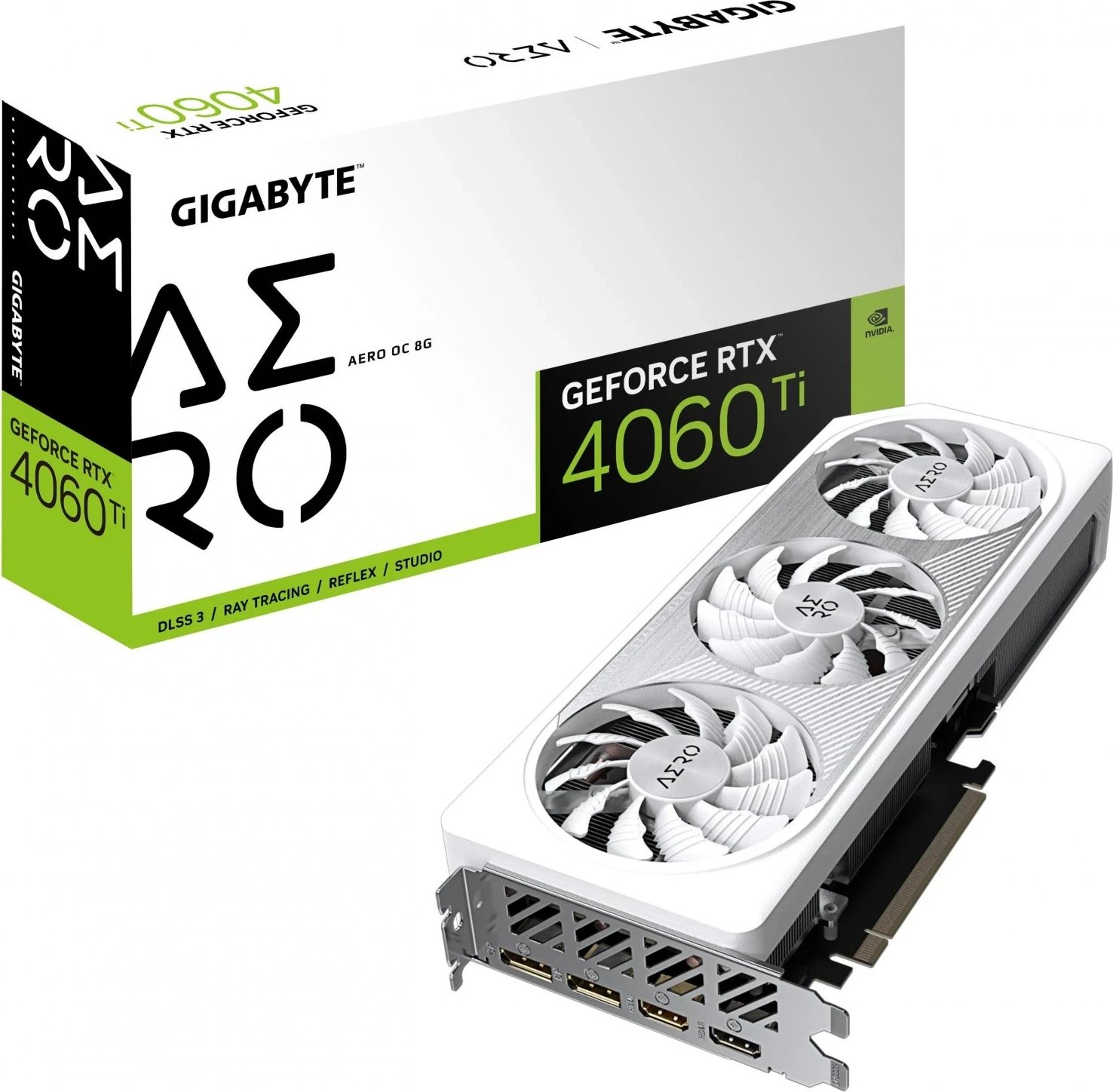 Kartë grafike Gigabyte GeForce RTX 4060 Ti AERO, OC DLSS 3, 8GB, GDDR6 