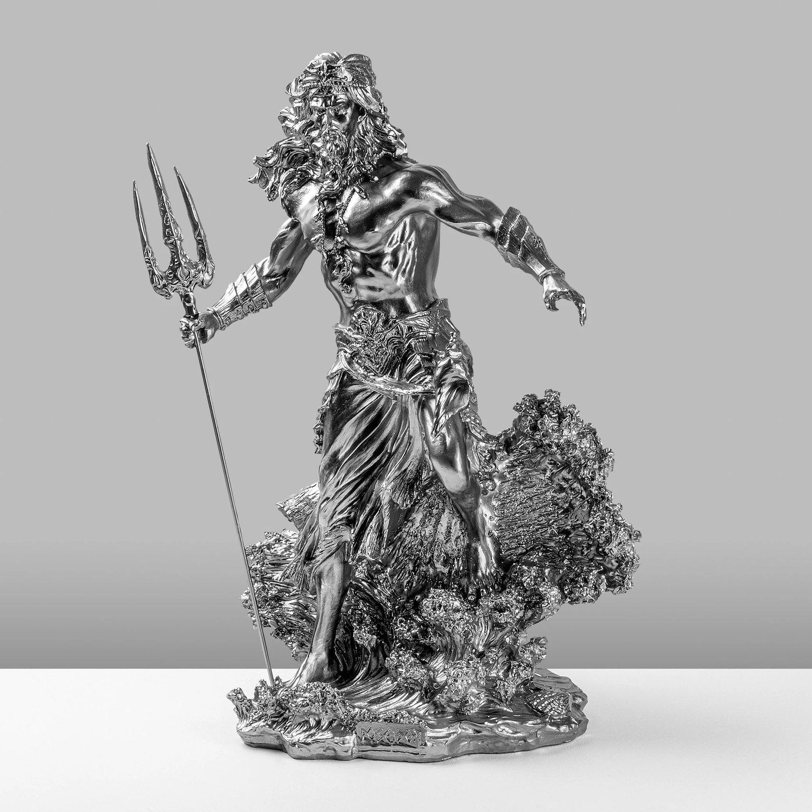 Objekt dekorativ Evila Originals, Yak-035-B, ngjyrë argjendi