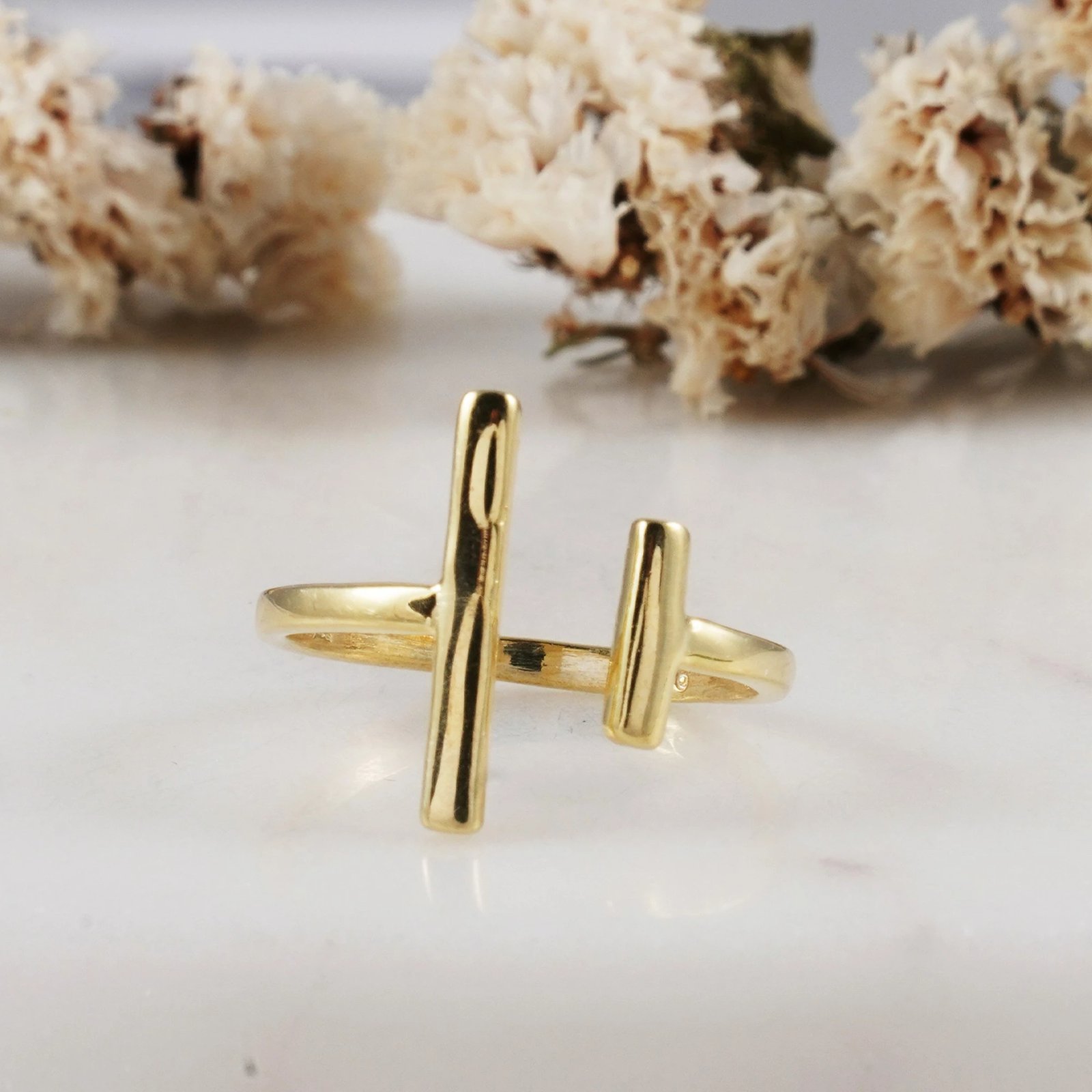 Unazë argjendi, ngjyrë ari, Jumeon 11816G