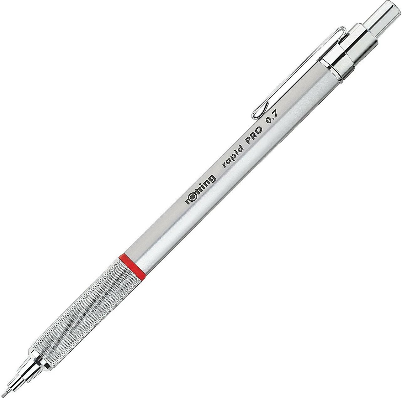 Stilolaps metalik rotring 1904256, 0.7mm, krom, argjend