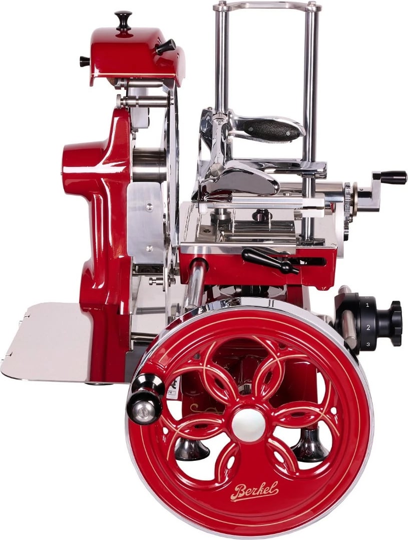 Makineri prerëse Berkel Volano B2, manuale, ngjyrë e kuqe