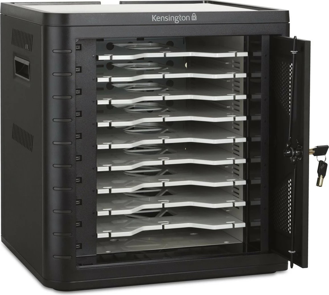 Kabinet karikues Kensington Charging Cabinet USB-C, i zi