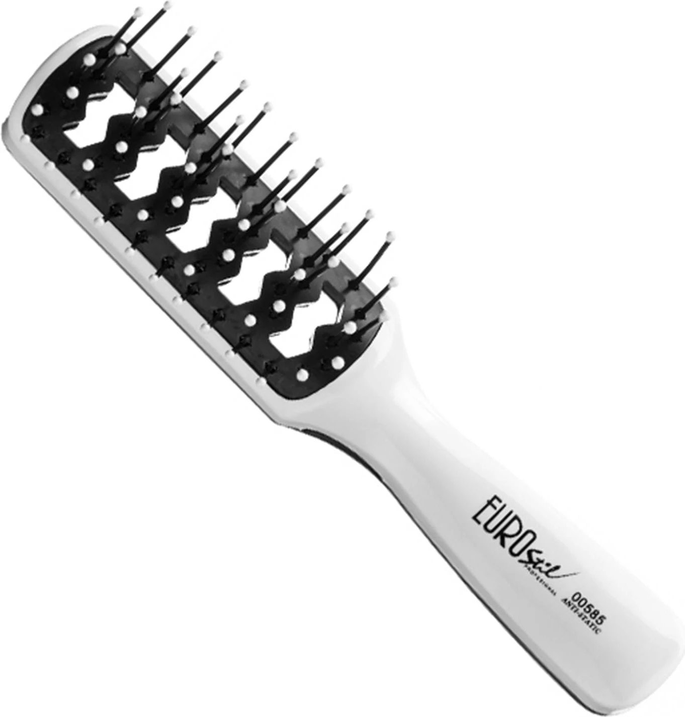 Furçë flokësh anti-statike EUROSTIL Esqueleto Bicolor unisex, 1 copë