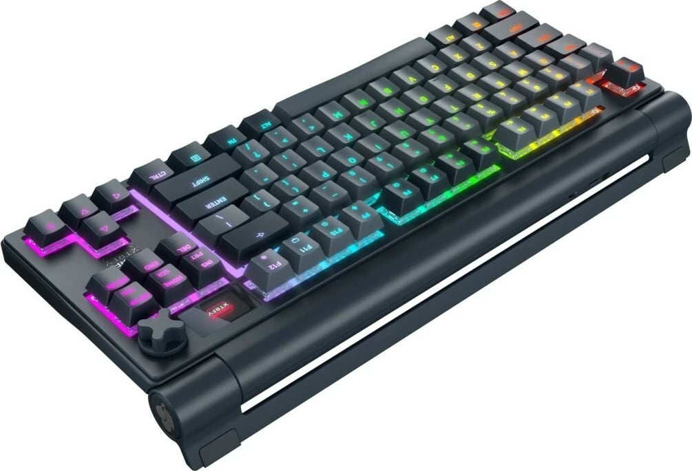 Tastierë mekanike Cherry MX 8.3 Wireless RGB, Cherry MX2A Red, QWERTZ, pa numpad, shumëngjyrëshe