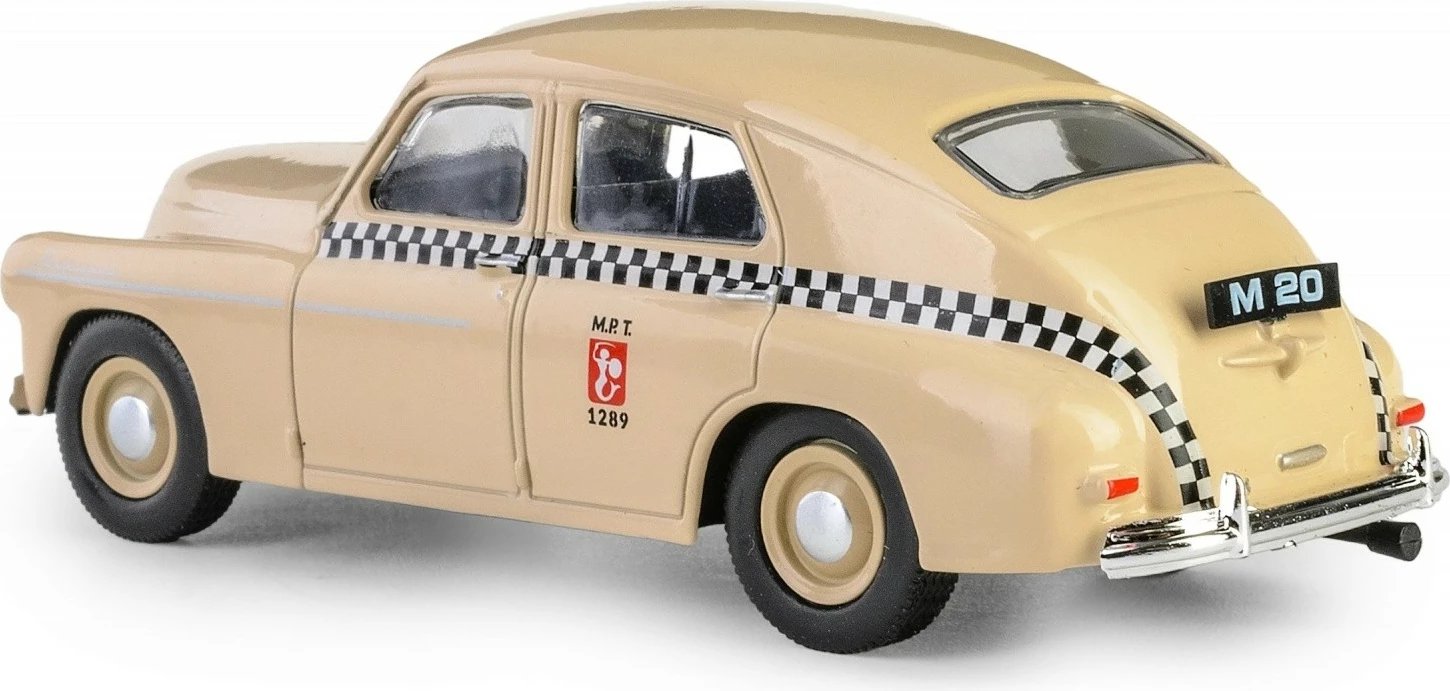 Makine lodër Daffi PRL Warsaw M20 Taxi, 1:43, Metal/Plastik, Rërë