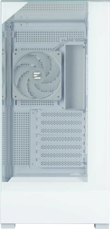 Kasë Zalman P40 Prism, Midi Tower, ARGB, Xham i temperuar, E bardhë