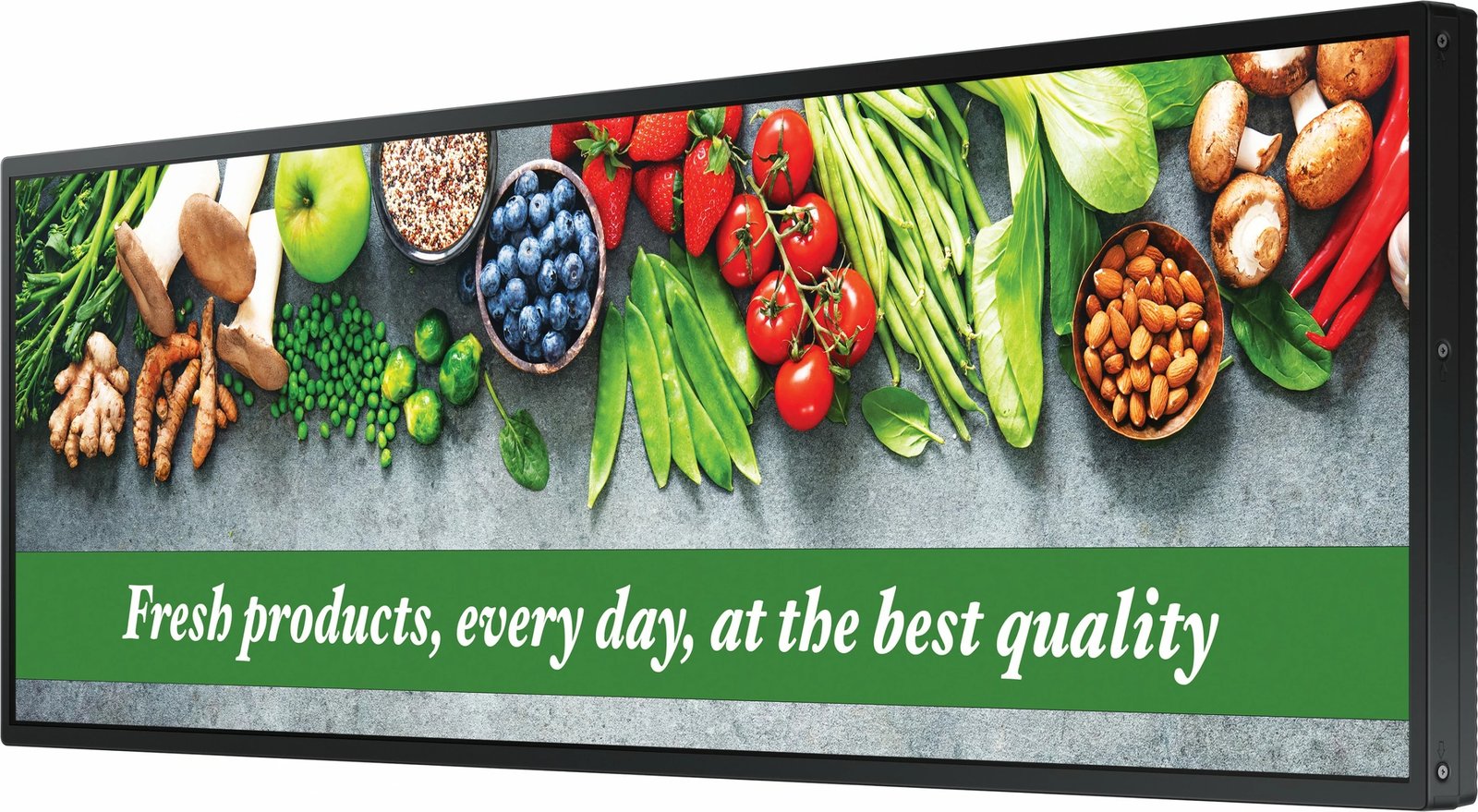 Ekran i gjatë Samsung Smart Signage SH37C, 37 inch, 8GB, Wi-Fi, i zi