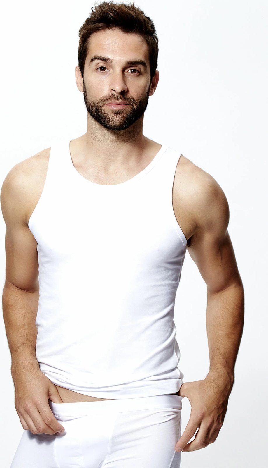 Fanellë e brendshme për burra, e bardhë, Jumeon, 002-000101