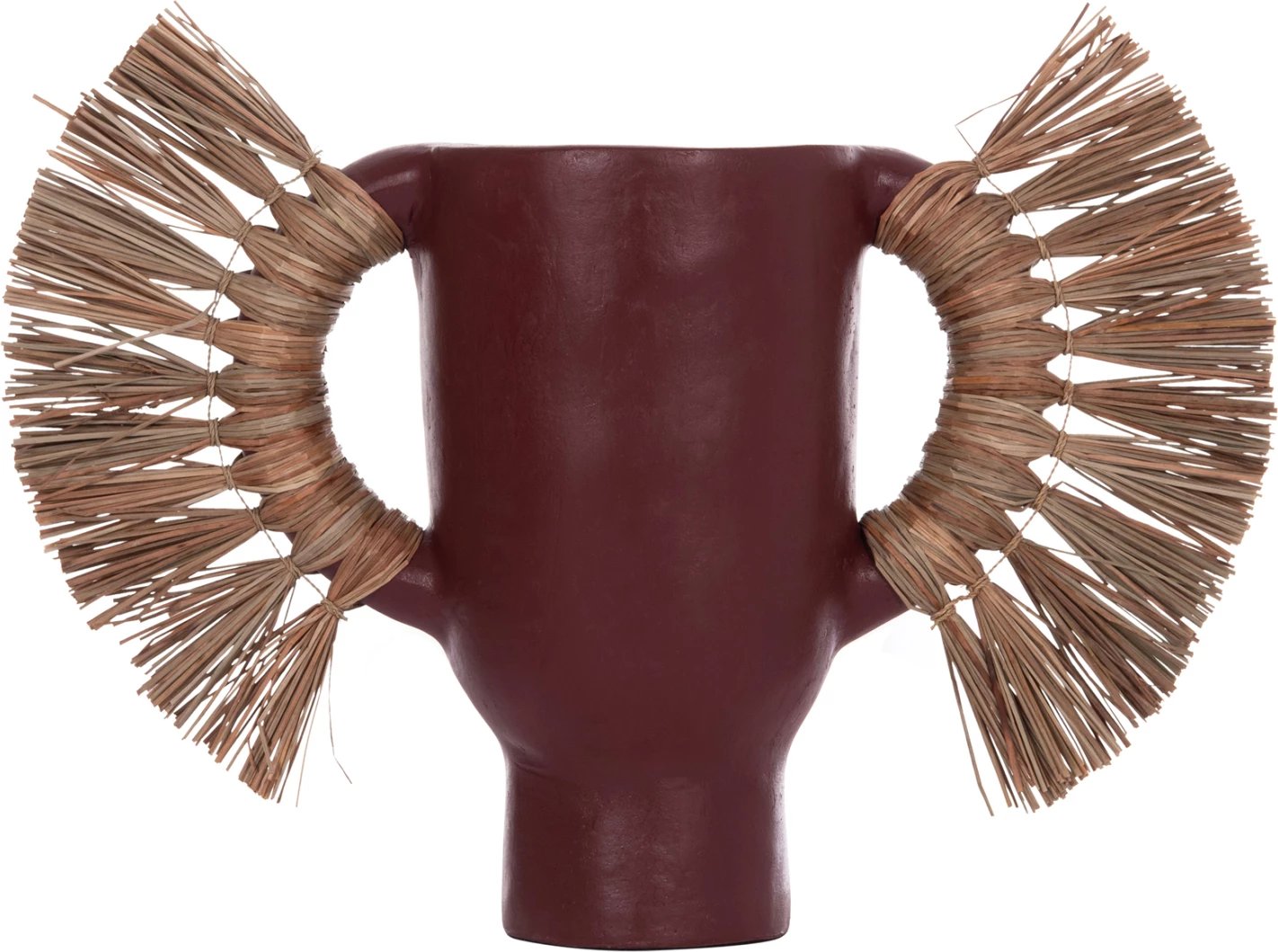 Vazo dekorative tavoline ALICA, terrakotë, ngjyrë maro, me bar të thatë, FH4668.06S, 55x19x34Hcm Vazo dekorative tavoline ALICA, terrakotë, ngjyrë maro, me bar të thatë, FH4668.06S, 55x19x34Hcm