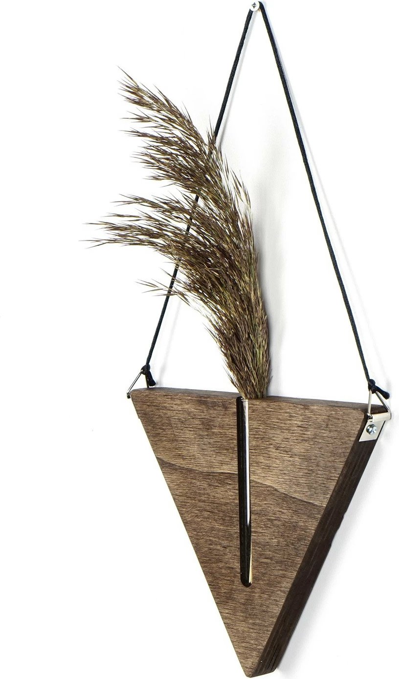 Aksesor dekorativ për mur Wallity, dru, MEH167