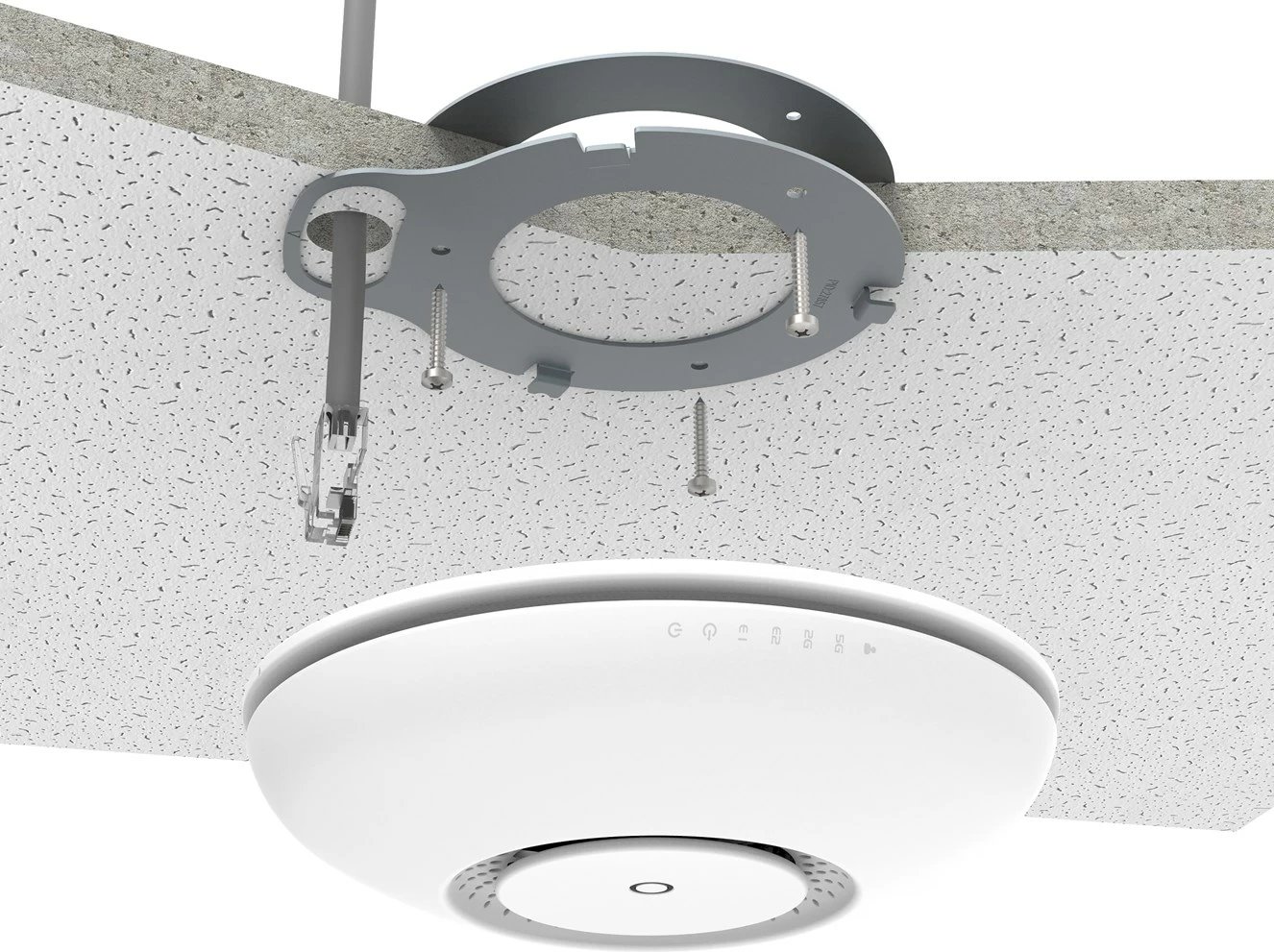 Router MikroTik cAP ac, 867 Mbit/s, i bardhë, PoE